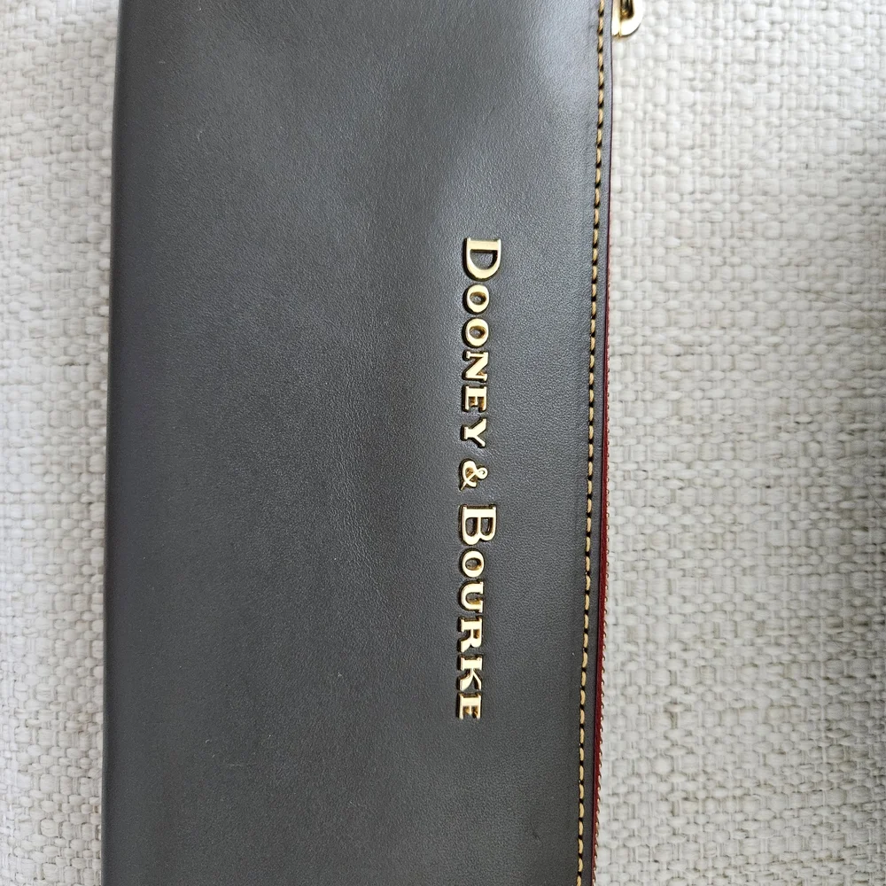 Dooney & Bourke Grey and Burgundy Women's Bag And Wallet - Picture 12 of 15